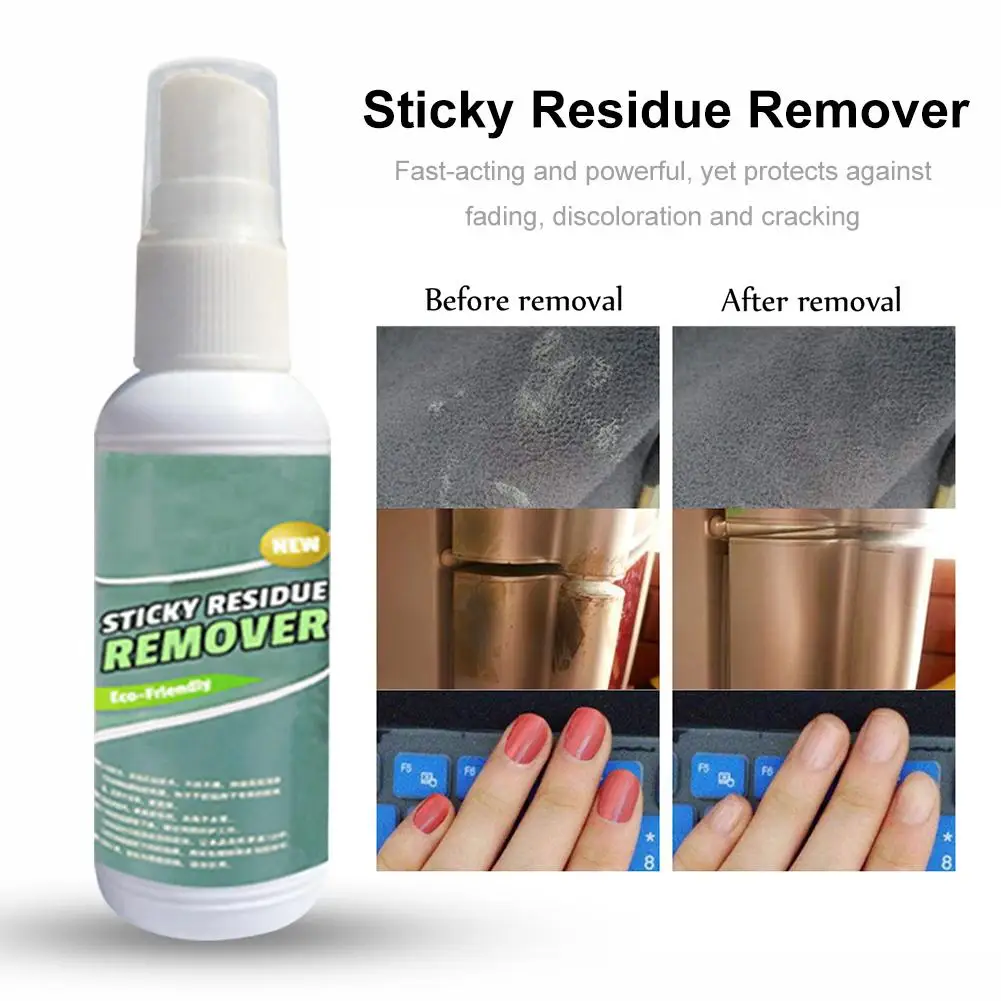 20/30/50/100ml Sticky Residue Remover Portable Adhesive Remover Spray for Remove Chewing Gum Grease Cleaning Product