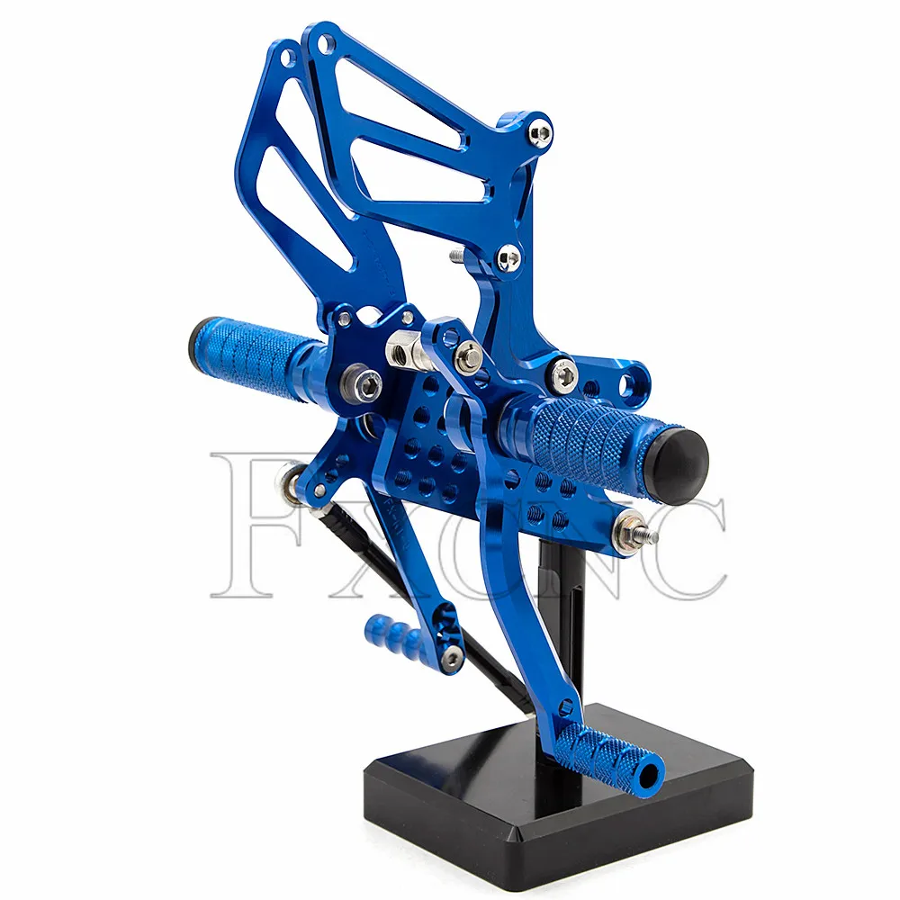 CNC Aluminum Adjustable Motorcycle Rearsets Rear Set Foot Pegs Pedal Footrest For SUZUKI SV650 SV650S SV1000/s GSXR 600 750 1000