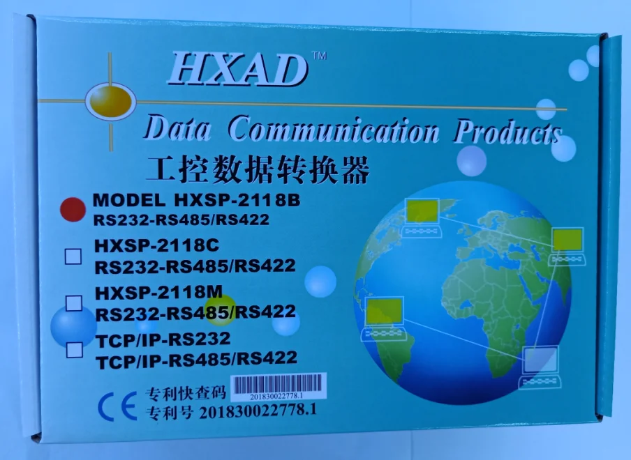 Hxad - Hxsp-2118b активная анти-всплеск и защита от помех RS232 для RS422 / RS485 1,8 км