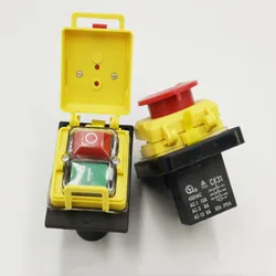 CK31 400VAC 3 phase magnetic self-locking switch, 3 phase start button, cutting machine switch