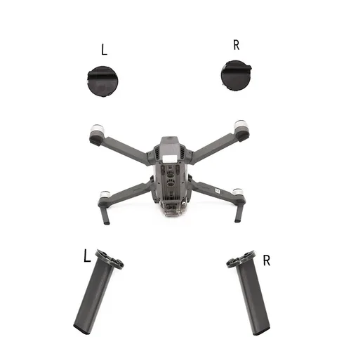 Imagen 1 del producto Piezas de reparación de repuesto del tren de aterrizaje para Dron DJI Mavic Pro, cubierta del brazo izquierdo y derecho, accesorio del tren de aterrizaje