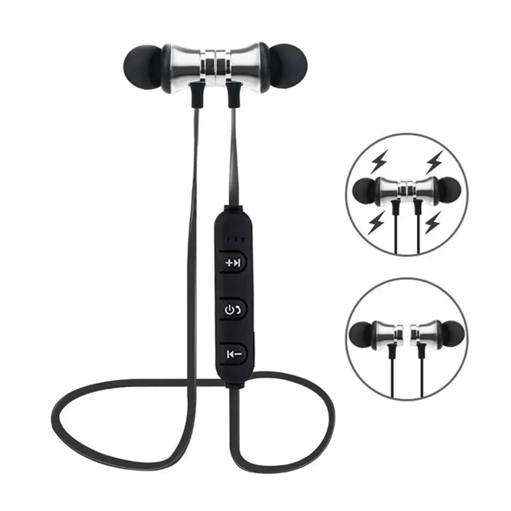 XT11 Magnetic Adsorption Wireless Bluetooth 4.2 In-Ear Earphone Sports Headphone Stereo Earpiece Fone De Ouvido For Phone