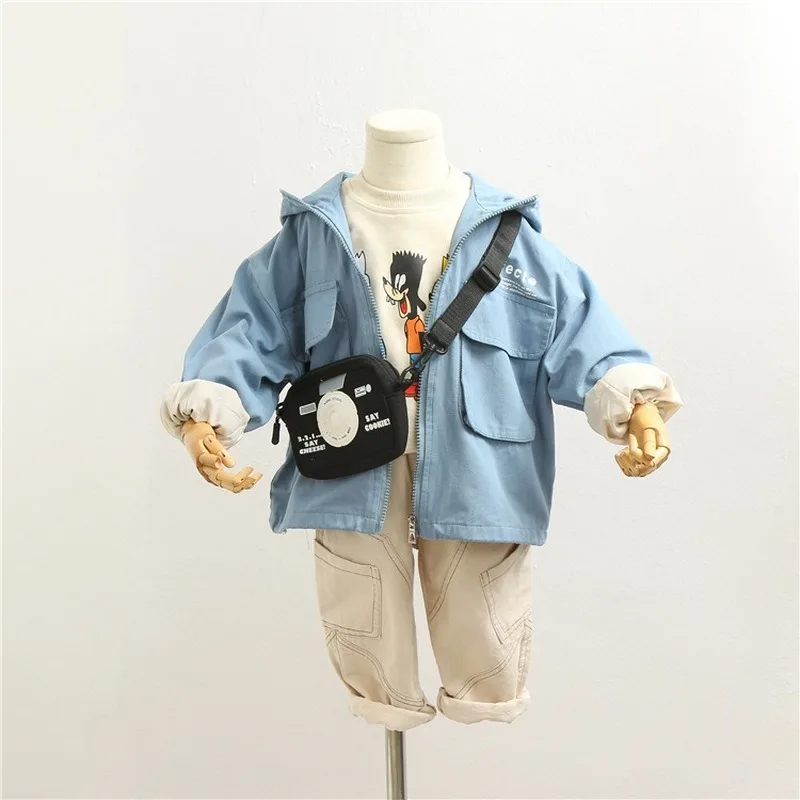 Baby Boy Clothes Spring New Model Korean Style Kids Jacket Fashion All-Match Boutique 3-12 Years Old Toddler Girl Coat