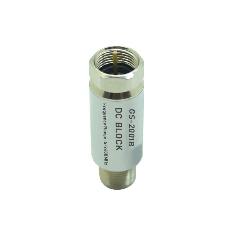 Satellite dc block sma Attenuator 50V 75ohm DC blocker Connector SMA DC Block in-Line Connector F Type female DC-Block 5-2400MHz