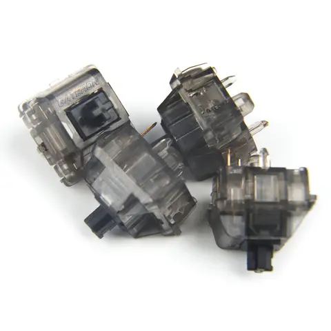 10-Pack Gateron Ink V2 5pin Switches Transparent Smokey Housing Blue Yellow Red Black Silent Black Mechanical Keyboard