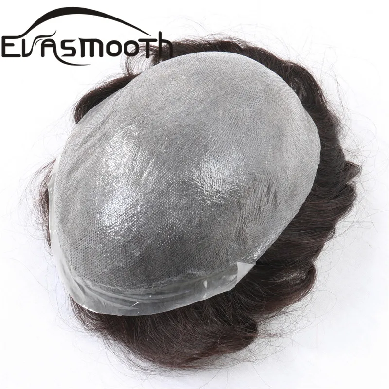 Thin Skin 0.03mm Natural Hair Men Toupee Human Hair Men Wig Replacement Systems Hair Piece Protesis Capilar Hombre Male Wig