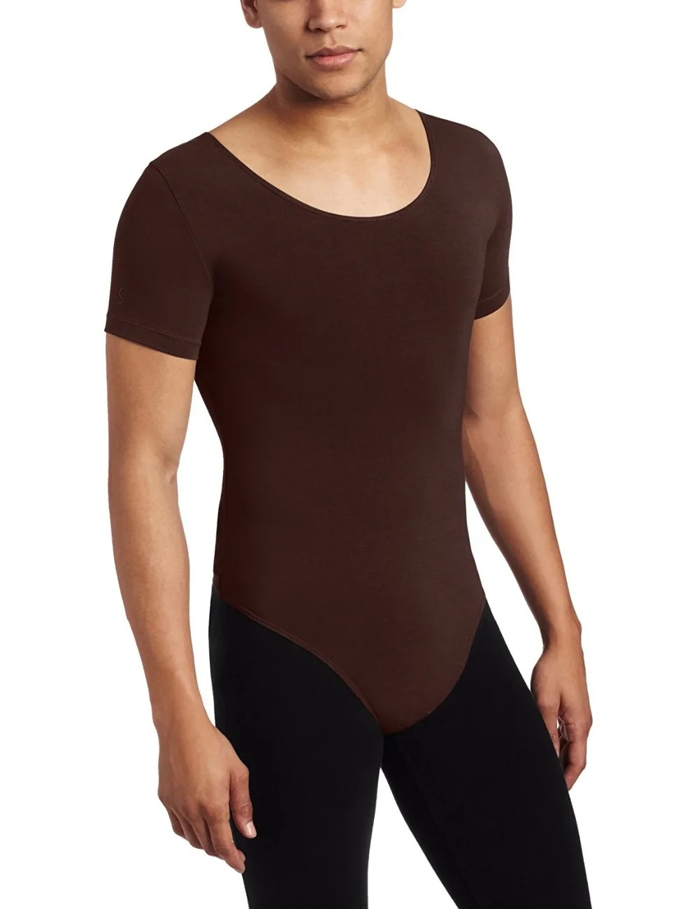 Speerise Mens Tank Shorty Unitard Adult Dancewear Man Biketard Ballet Dance Leotard Male Flesh Colored Spandex Unitards