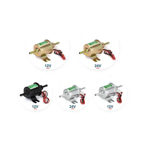 Imagen 2 del producto Bomba de combustible eléctrica Universal HEP-02A de 12V y 24V, cable de fijación de perno de baja presión, gasolina diésel para carburador de coche, motocicleta, ATV