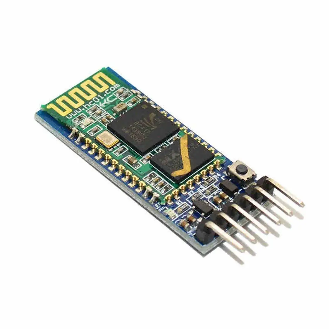 Hc-05 6 Pin Wireless Bluetooth Rf Transceiver Module Serial Bt Module For Arduino