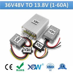 XWST DC DC 36V 48v a 13.8 V convertitore di tensione Step-Down trasformatore di tensione Buck da 13.8 Volt alimentatore cc impermeabile