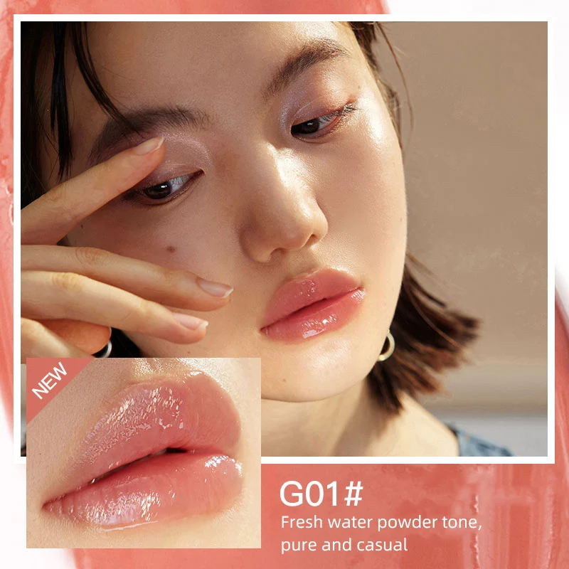 INTO YOU Syrup Glossy Lip Tint (The FOOD Series) Liquid Lipstick Glossy Lip Cosmetics 5 Colors Lip Tint Glossy Lipstick Makeup