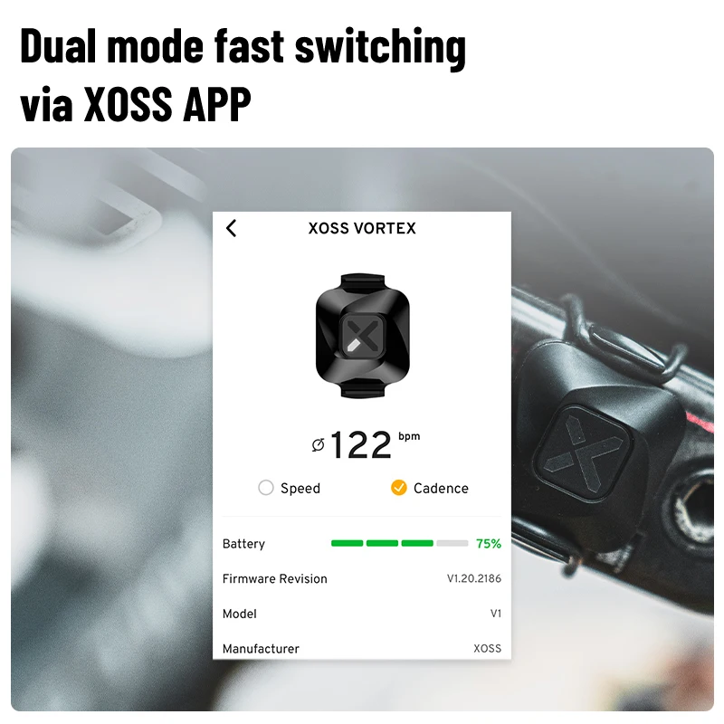 XOSS VORTEX Speed And Cadence Dual Mode Sensor ANT+ Bluetooth-Compatible Cycling Computer For GARMIN Magene IGPSPORT Bryton