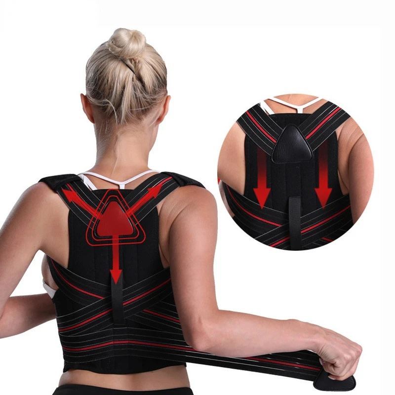 Adjustable Posture Corrector Back Support Shoulder Back Brace Posture Correction Spine Posture Corrector Postural Fixer Tape