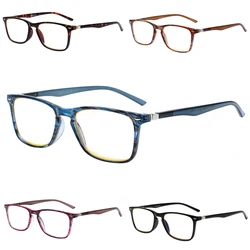 Lunettes de lecture anti-lumière bleue pour hommes et femmes, lunettes d'ordinateur anti-absorbe ouissement, filtre UV