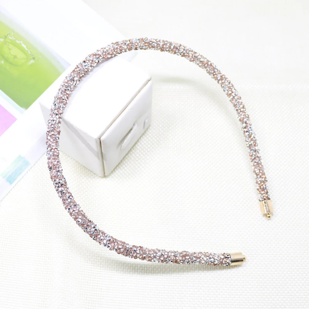 Shinny Sequined Handmade Hairband Fashion Women Solid Color Hair Head Hoop Band Sport Headband Hairband Hair Accessories