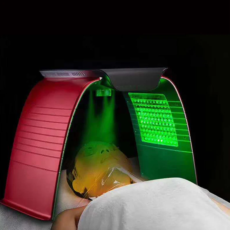 portable Latest Nanometer atomization Hot and Cold Spray 7 Color Led Light PDT Therapy Machine