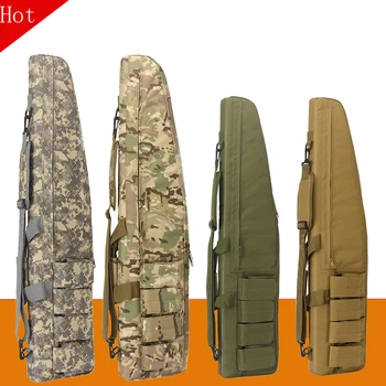 Bolsa de pistola larga táctica resistente, impermeable, funda de caza, accesorios Airsoft, Molle, Rifle de francotirador, funda para pistola