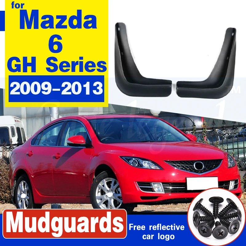 

2Pc Front L/R Car Mud Flaps For Mazda 6 2009-2013 GH Series Mudflaps Splash Guards Mud Flap Mudguards Fender 2010 2011 2012