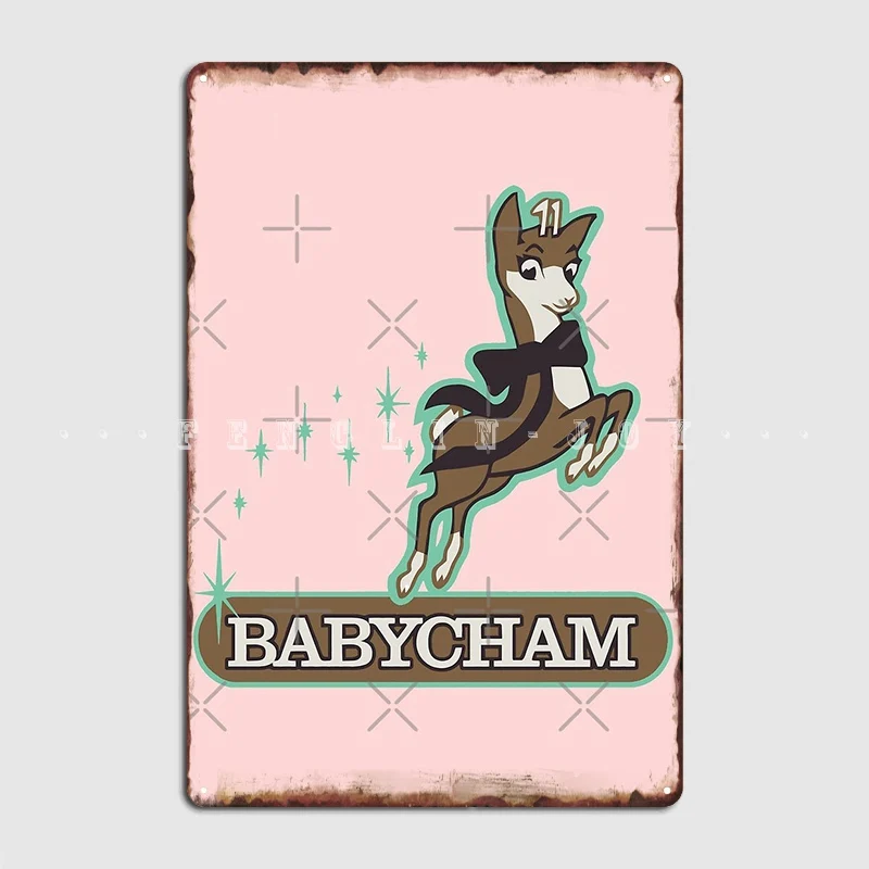 

Металлический плакат Babycham, Постер клуба, бара, настенная пещера, жестяной Плакат на заказ