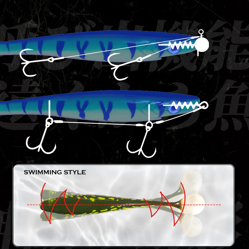 Hunthouse Pike fishing Lure pig shad 120mm/150mm/20cm 50g Paint Printing Paddle tail shad silicone souple leurre Natural Musky