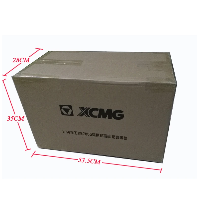 1/50 XCMG Mining Excavator XE7000 Big Model Cab Can Open Driver Doll Backhoe Small Crane Ladder