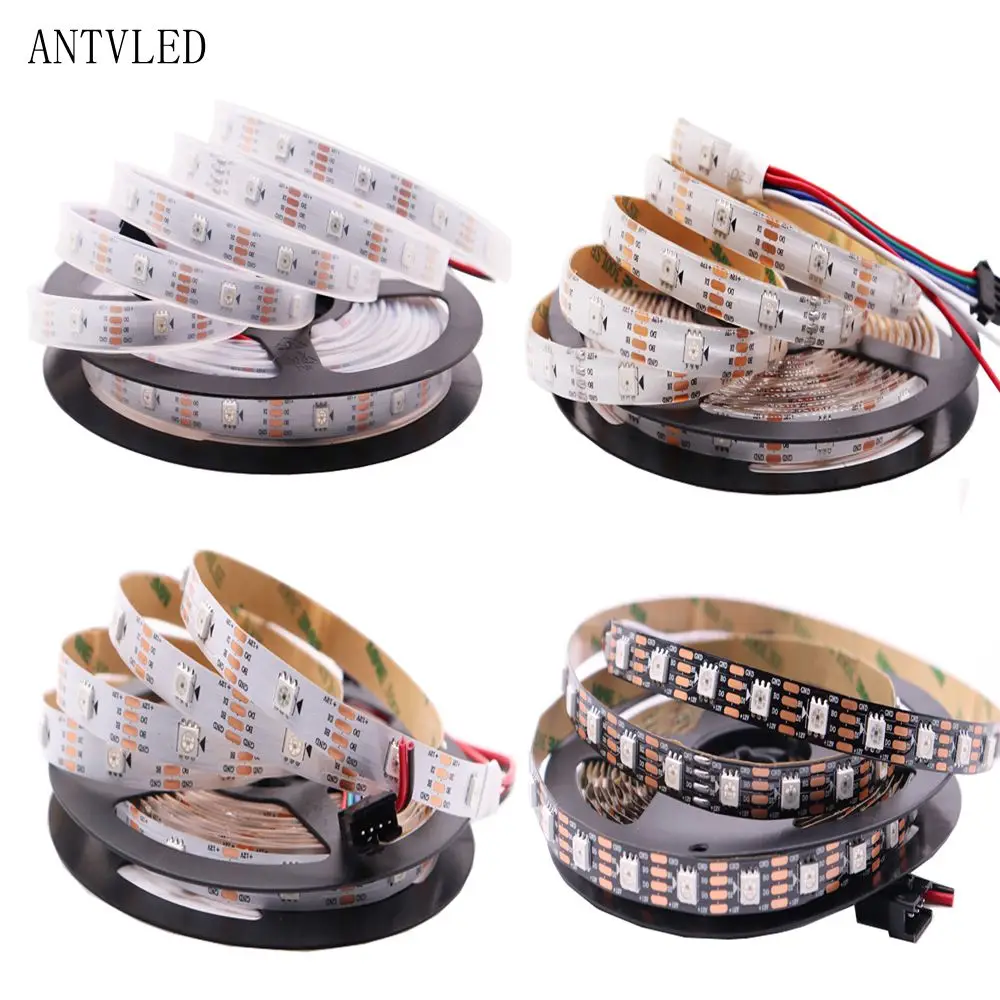 WS2815 (WS2812B WS2813 updated) RGB 30/60/100/144 Leds/m LED Pixels Strip Light Individually Addressable LED Dual-Signal DC12V