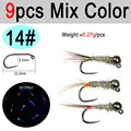 9 piezas de tamaño mixto 14