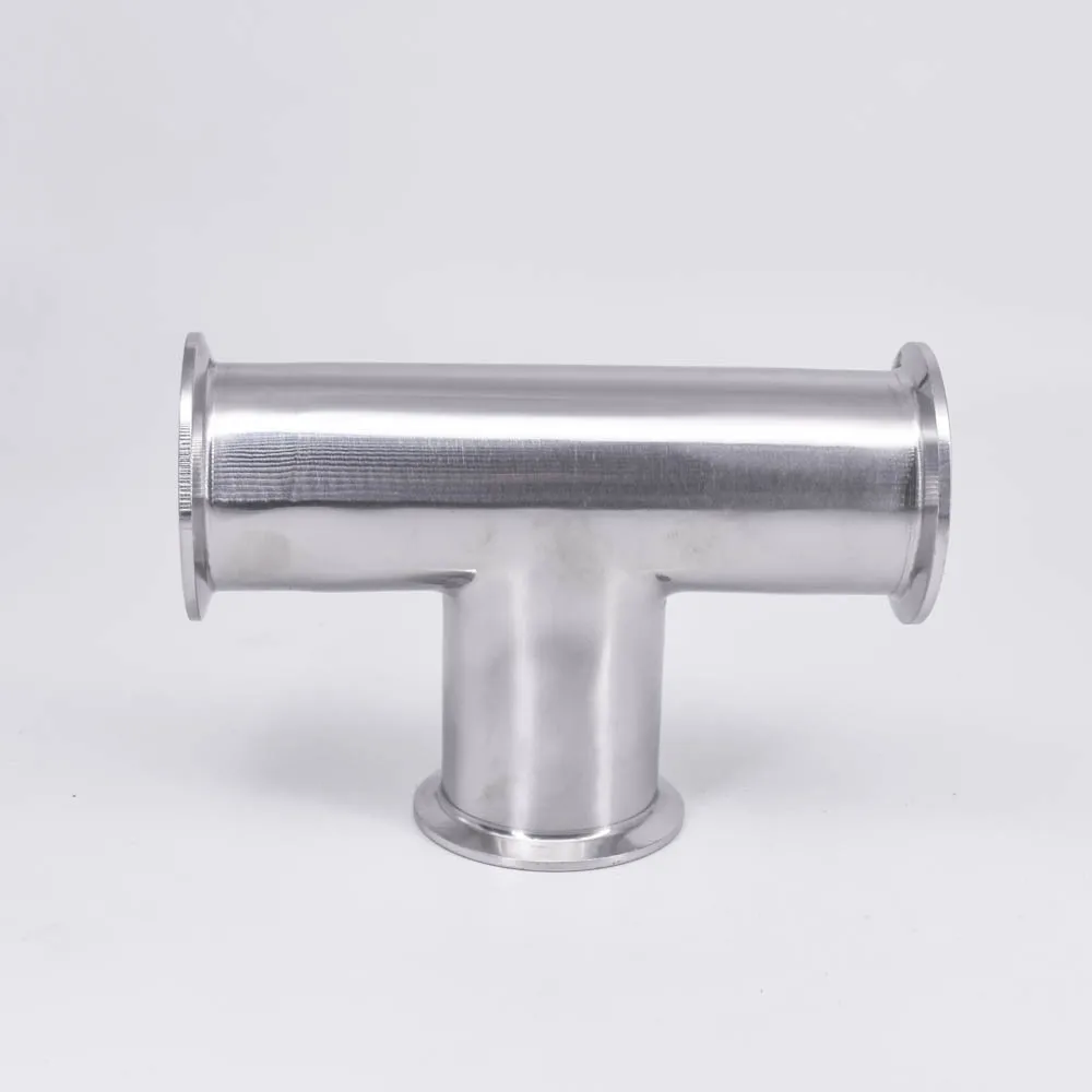 

51mm Pipe OD x 2" Tri Clamp Tee 3 Way SUS 304 Stainless Steel Sanitary Fitting Homebrew Beer Wine Diary Product