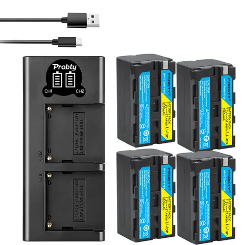 5200mAh NP-F770 NP-F750 NP F770 np f750 NPF770 750 배터리 + LED 소니 NP-F550 NP-F770 NP-F750 F960 F970