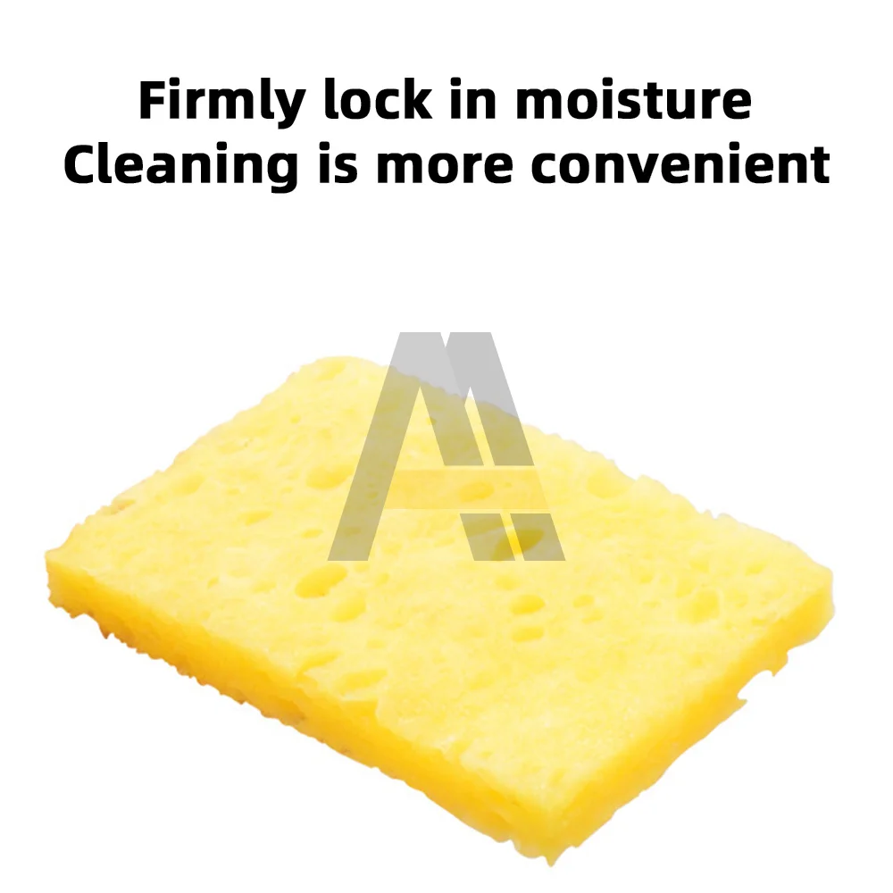 10Pcs/lot Yellow Cleaning Sponge Cleaner for Enduring Electric Welding Soldering Iron High Temperature Resistant Sponge Cleaner