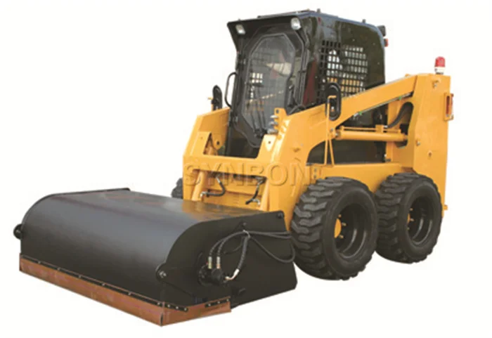 SYNBON Mini Skid Steer Backhoe Loader Hydraulic SY45 4 Wheel 700kg  Loading