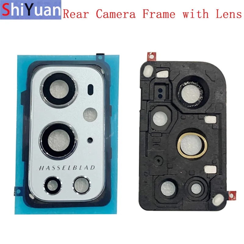 

Rear Back Camera Lens Glass with Metal Frame Holder For OnePlus 9 Pro Replacement Repair Spare Parts