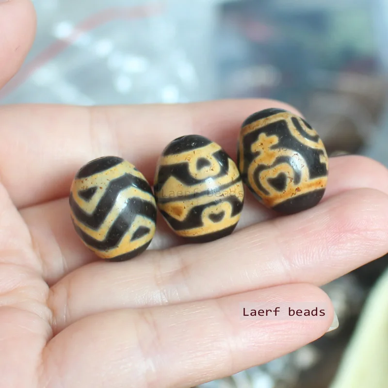 Magic Power SUPER Energy Unique Style Tibetan old Dzi Agate Etched Bead ,Clearly lines,Good Quality,For DIY Jewelry Making !