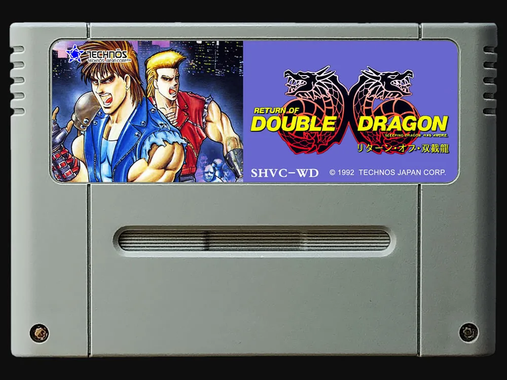 

16-битные игры ** возврат Double Dragon (японская версия NTSC!)