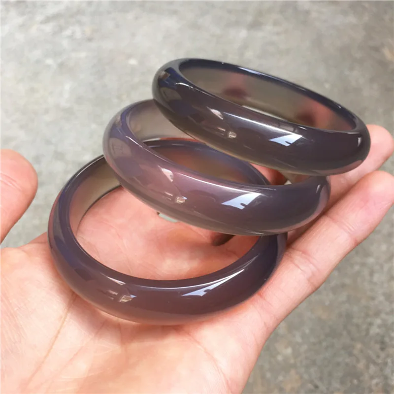 

Genuine Natural Ice Jade Bangle Bracelet Charm Jewellery Accessories Hand-carved Lucky Amulet Gifts Women And Men Chalcedony