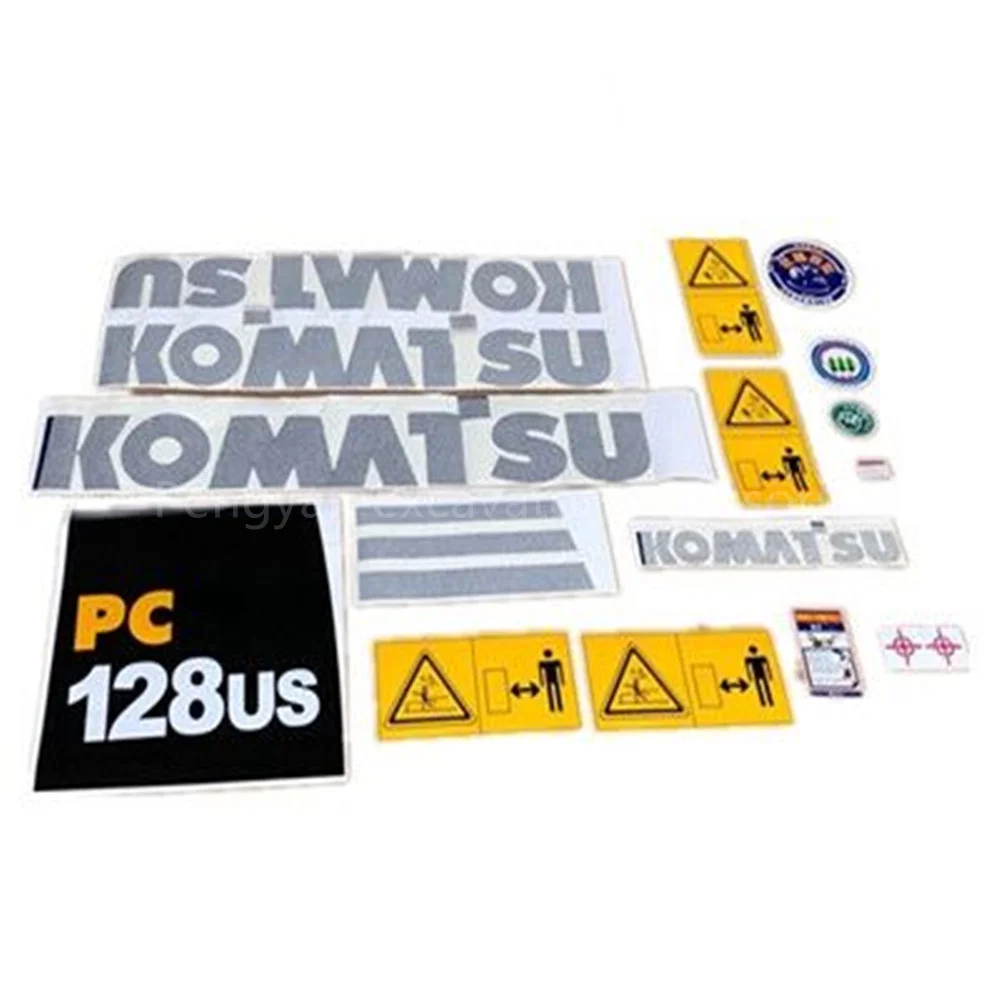 

For Komatsu 30 40 55 70 75 128 228 338 MR US UU Full Vehicle Standard Parts Package Sticker Warning Sticker Parts