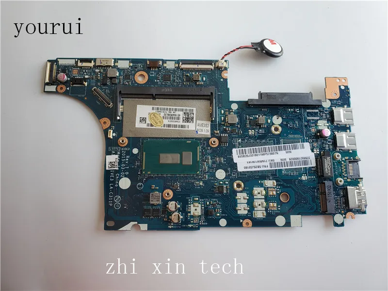 yourui For Lenovo U31-70 Laptopmotherboard AIVS3/AIVE3 LA-C311P mainboard with i5-5200u CPU test ok