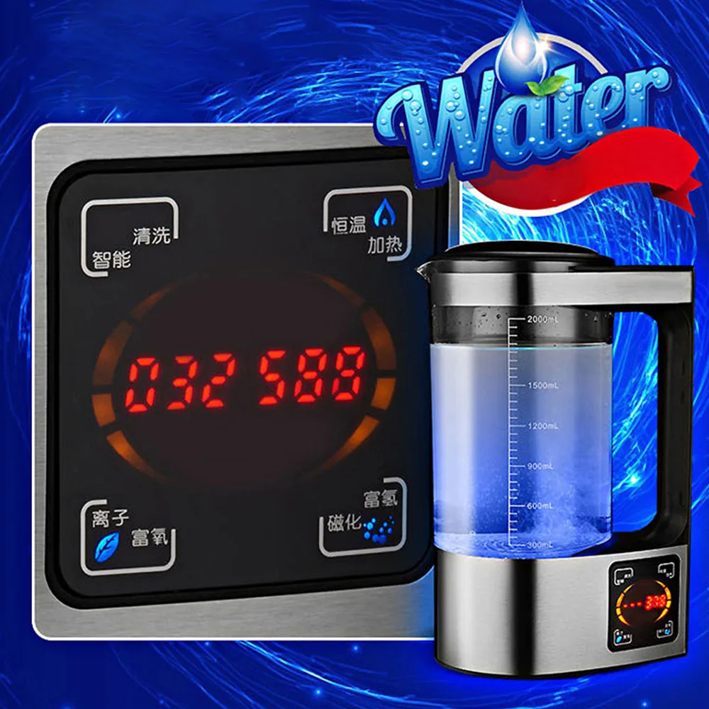 2L Elektrische Wasserstoff Reiche Wasser Wasserkocher Multifunktionale Elektrolyse Negative Ionen Gesunde Maschine