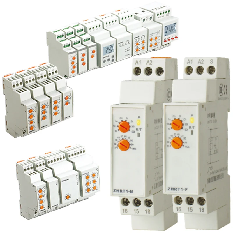 Relé protetor de tensão e fase embutida, com "ac/dc20 ~ 450v contagem & 9999h59min, funções para teste diferença de entalpia