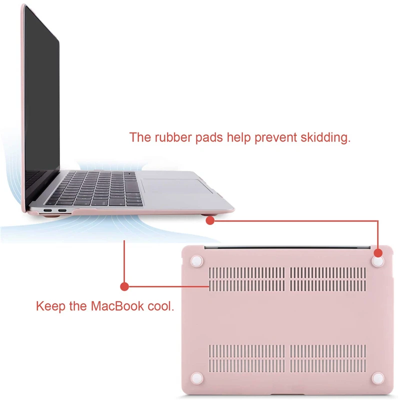 Hard Laptop Case For Macbook Air 13 A2337 M1 A2179 Retina Pro 13 15 A2338 A2289 Touch Bar Cover For Mac Pro 14 16 A2442 A2485