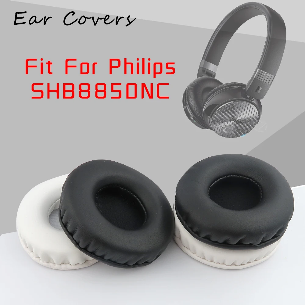 Auricolari per Philips SHB8850NC cuffie auricolari cuffie di ricambio cuffie in schiuma di spugna in pelle PU