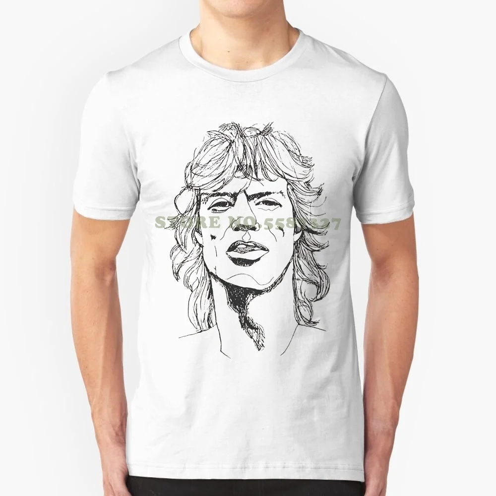 Mick Jagger Men's T Shirt T Shirt Discount 100% Cotton T Shirt For Men's