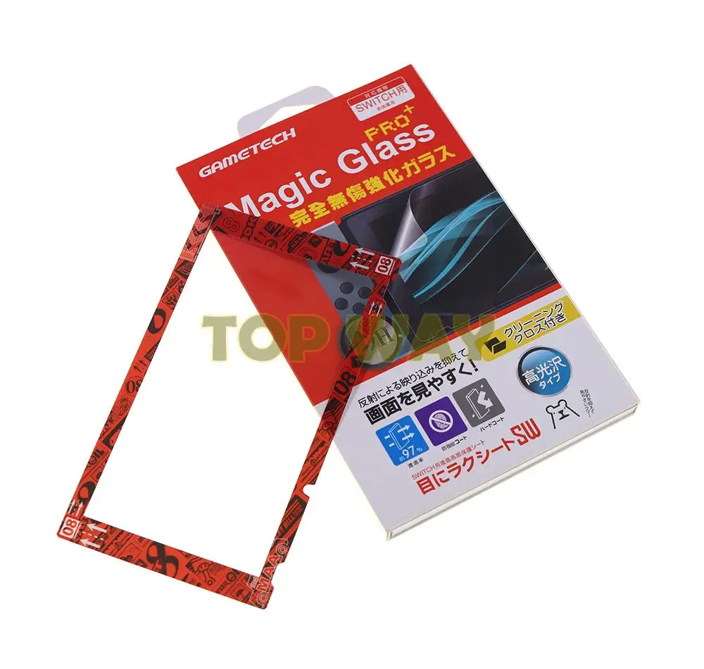 5 Cái Cho Công Tắc NS Kính Cường Lực Bảo Vệ Màn Hình Cho Máy Nintendo Switch NS Tấm Bảo Vệ Màn Hình Cho Máy Nintendo Switch Phụ Kiện