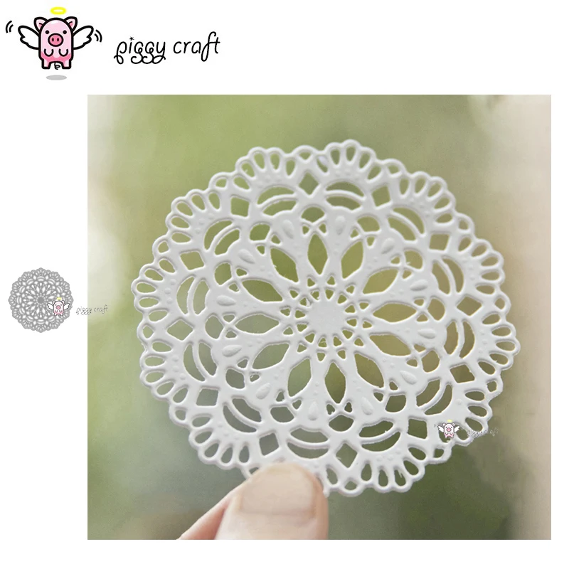 Piggy Craft Metal Cutting Dies, Cut Die Mold, Flower Disc Decoration, Scrapbook Paper Craft Knife, Mold Blade Punch Stencils