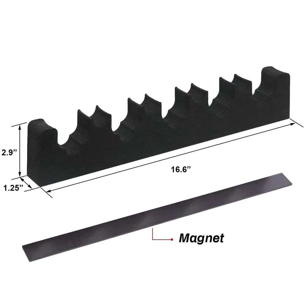 Foam Gun Rack Multifunctional Portable Rifle Barrel Rest with  Magnetic Strip Universal Indoor Outdoor Wall Mount EVA Gun Holder