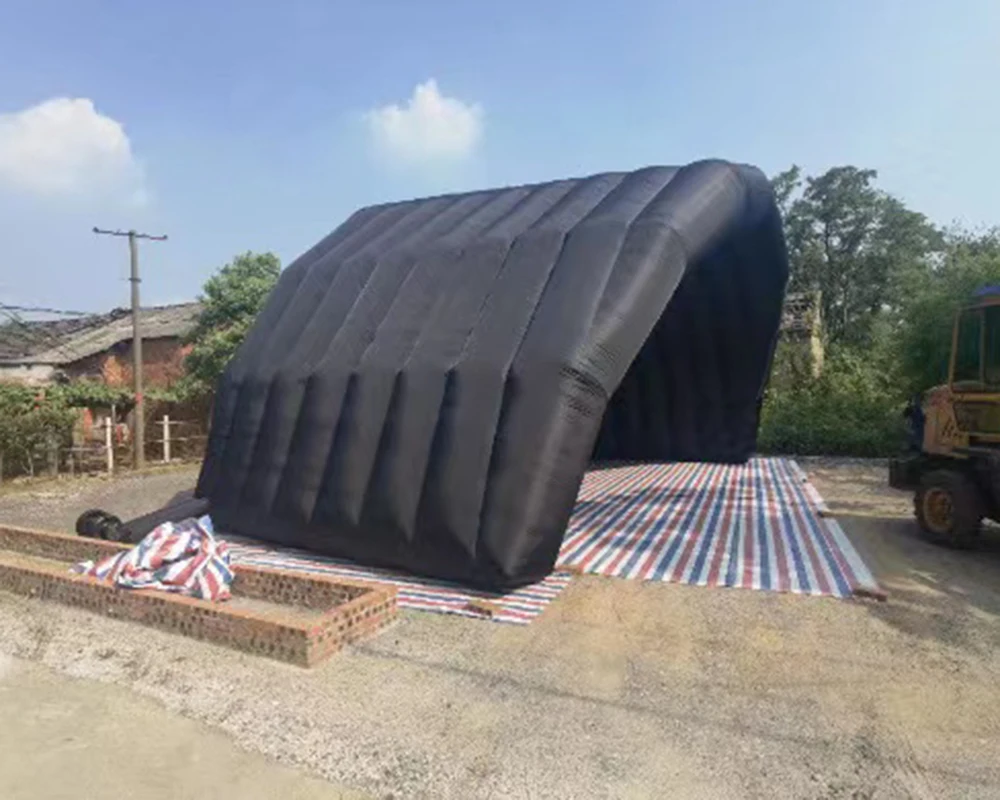 Tetto gonfiabile della fase del baldacchino della tenda di evento del panno di oxford della tenda gonfiabile della copertura della fase di stile e di colore su ordinazione liberi di trasporto