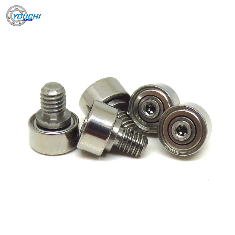 

JS6938-4C1L5M4 OD 8 mm Metal Drawer Rollers With M4 Screw 8x4 mm Metal Wheels & Office Furniture Guide Pulleys