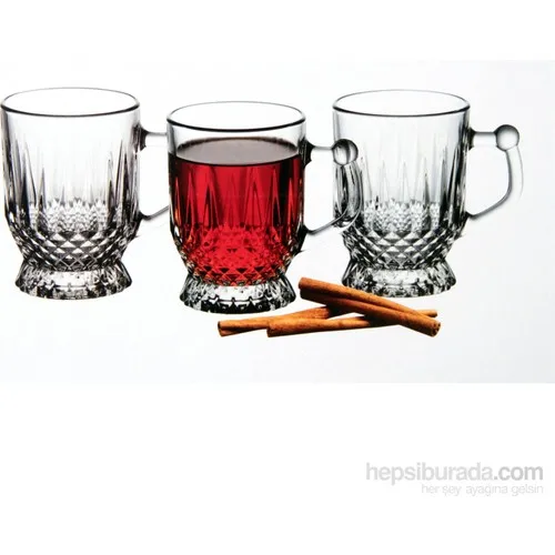 Pasabahce Istanbul With Handle Cup Small 6'Lı