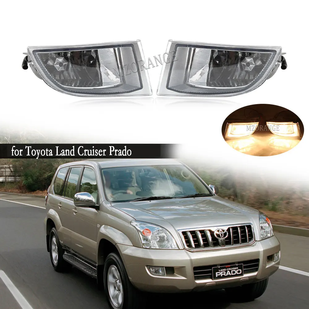 

for Toyota Land Cruiser Prado 120 LC120 2002-2009 Fog Lights Headlight Led Fog Light Halogen Fog Lamp LED Foglights Accessories