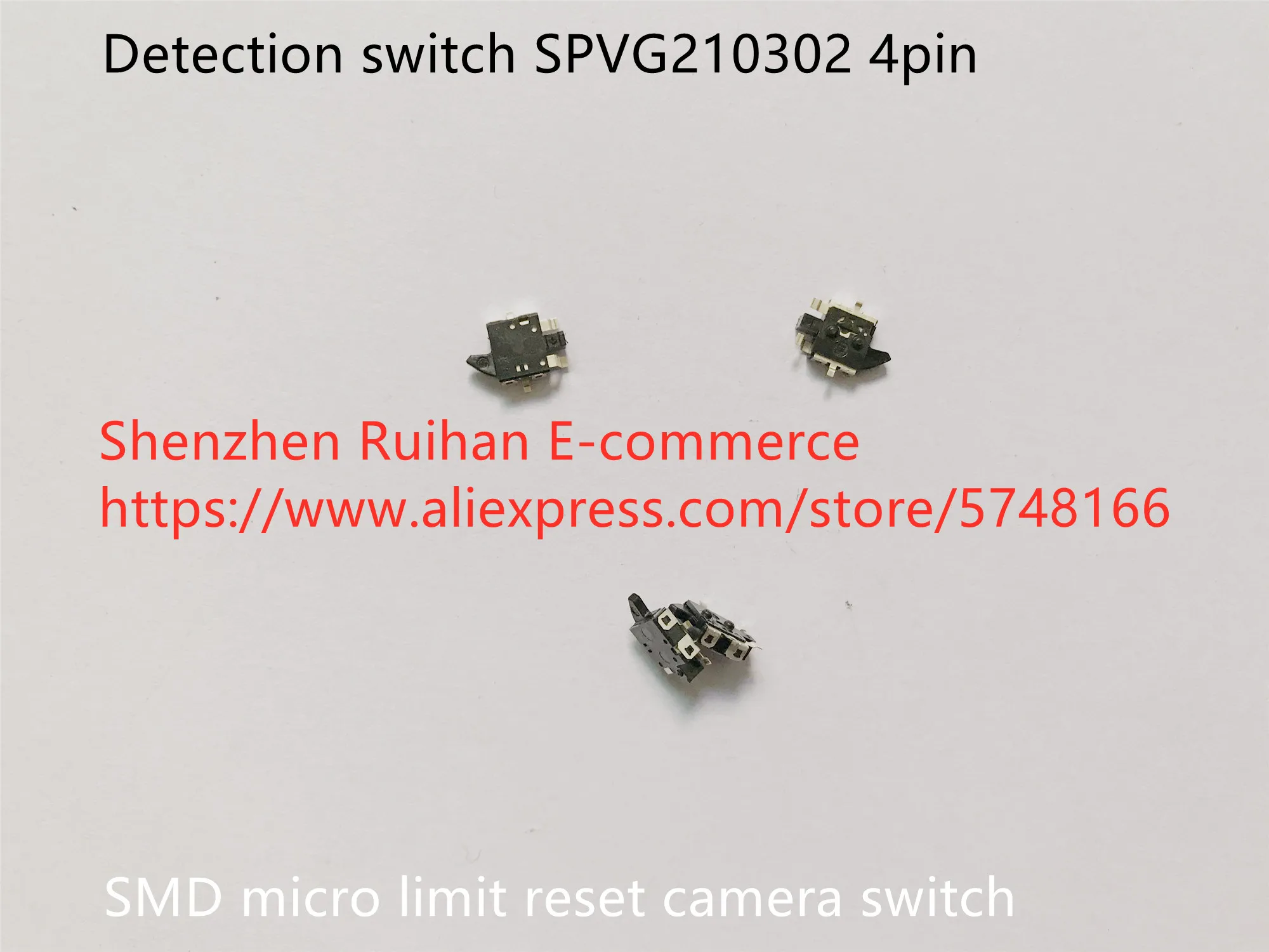 Original new 100% detection switch SPVG210302 micro limit reset camera switch